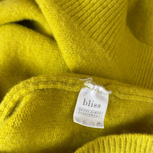 Bliss Vibrant Green boat Neck Sweater - Picture 6 of 7